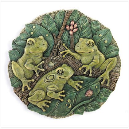 Frog Garden Medallion