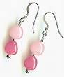 Pink Bead Earrings