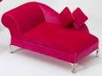 Pink Satin Chaise Jewellery Box