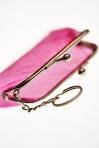 Pink Golden Trim Purse