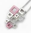 Pink Geometric Necklace