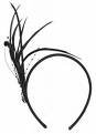 Jet Black Feather Headband