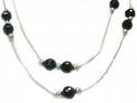 Black Onyx Bead Nacklace
