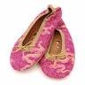 Pink Silk Massaging Slippers