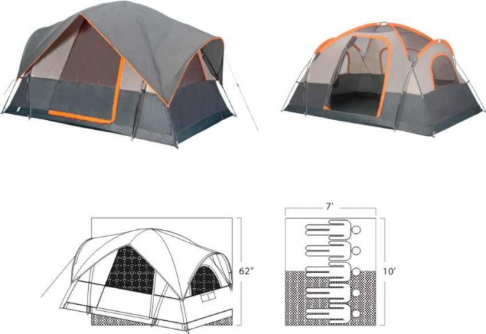 NEW Mt Adams 5 Person Tent