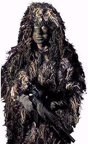 NEW BUSHRAG Ghillie Suit Kit Mossy