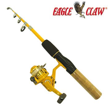 NEW EAGLE CLAW® TELESCOPING FISHING ROD