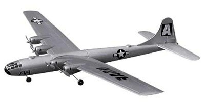 NEW AIR WARRIOR 4-ENGINE RADIO CONTROL SUPER FORTRESS B-29 BOMBER