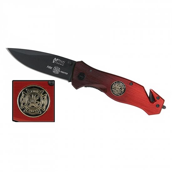 NEW Mtech Extreme Firefighter Knife
