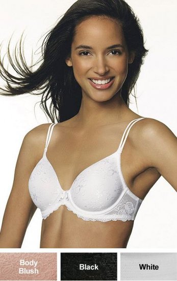 NEW Playtex White-Thank Goodness It Fits Passion-Net Underwire