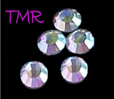 12ss Swarovski Rhinestones HOT FIX 144 pcs ~CRYSTAL AB