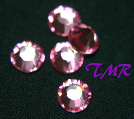 30ss Swarovski Rhinestones FB 36 pcs ~LIGHT ROSE~
