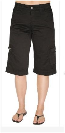 Black Ethyl Bermuda