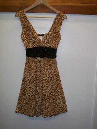 Animal print sundress