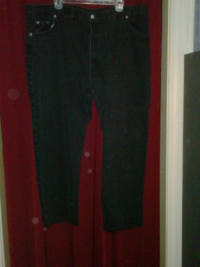 Faded Glory Black Jeans, size 46 x 30, Very Good Cond