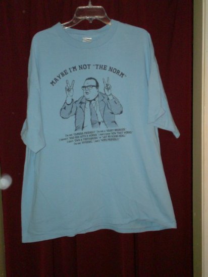 "I'm Not The Norm" Big Mens T-shirt, Size 2X