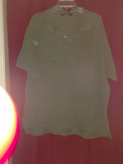 Roundtree & Yorke Polo Shirt, Dark Olive Green, Size 3X