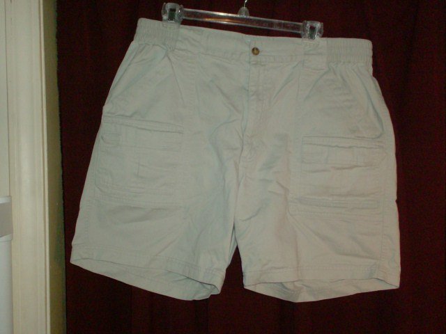 Covington Khaki Cargo Shorts, Size 36