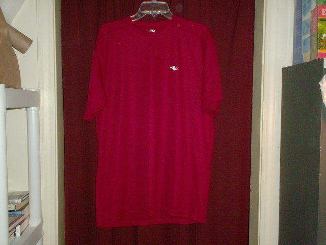 Athletic Works T-shirt, Burgundy, Nearly New, Size Medium