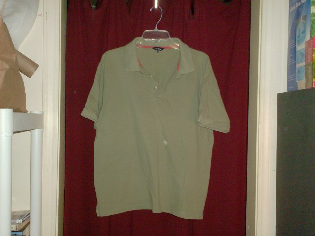 Peter Storm Olive Green Polo Shirt, Size Large