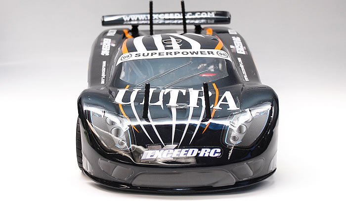 Ultra Lamborghini FireBlack 2-Speed Radio Remote Controlled RC Nitro Gas Car