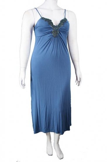 DressPlus Size # DP8556Blue