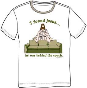 FOUND JESUS MENS FIT TEE