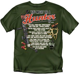 YOU MIGHT BE A HUNTER IF ADULT