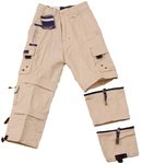 Boys Dbl. Zip Off Cargo Pants