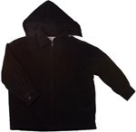 Boys Corduroy Jacket w/ Hood (BLACK)