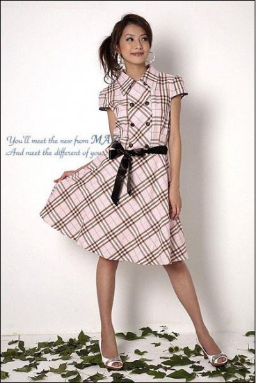 Square Stripe One Piece Dress (Free Shipping Worldwide)