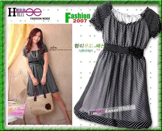 Go Vintage Polka Dot Beautiful Dress