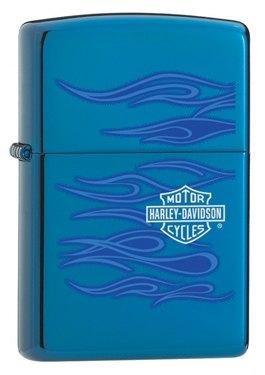 Harley Davidson Ghost Sapphire Zippo Lighter