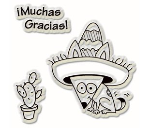 Inkadinkado Clear Mini Stamps
