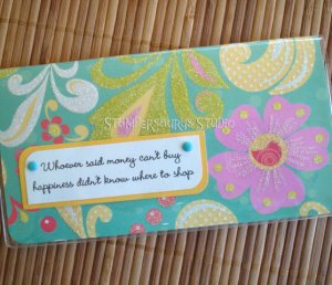 Checkbook Cover and Card Holder