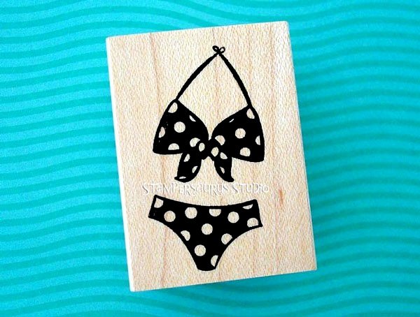 Bikini Rubber Stamp