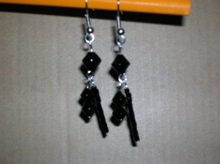 Black diamond double dangle