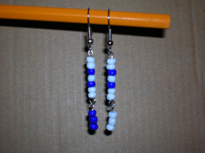Blue/White double dangle