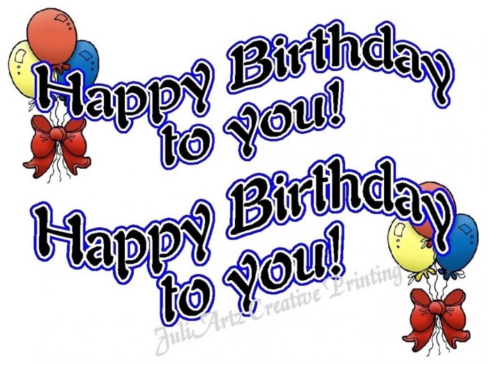 HAPPY BIRTHDAY - mouse pad