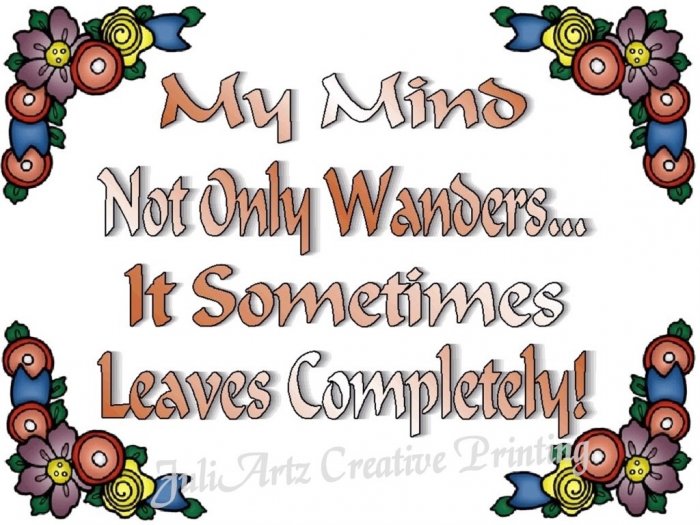 WANDERING MINDS - mouse pad