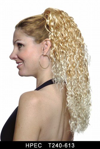 CLIP IN HAIR EXTENSION WIG GREAT FOR WEDDINGS,CHEERLEADERS,IRISH DANCERS NEW HAIR STYLE