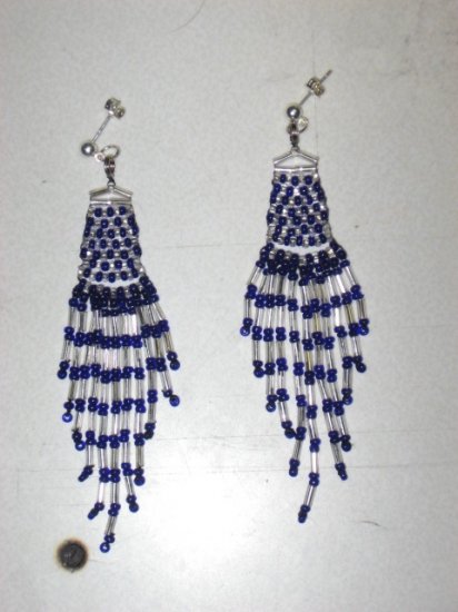 Beaded Dangle Earrings 01