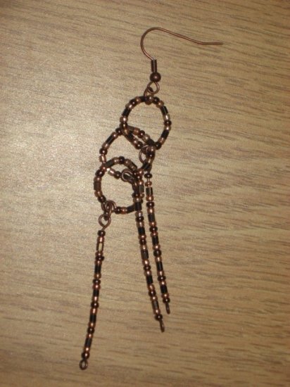 Beaded Stiff Earrings 02