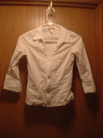 White pinstripe Shirt