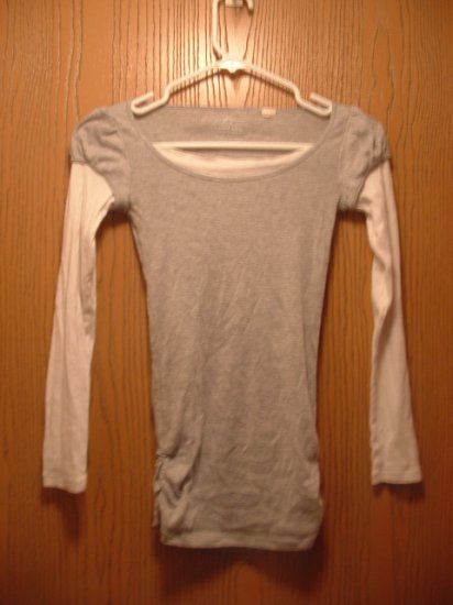 Grey and White "layered" Shirt by Energie