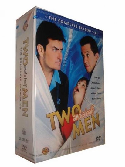 Two And A Half Men Seasons 1-5 DVD Box Set - Free Shipping - Sealed