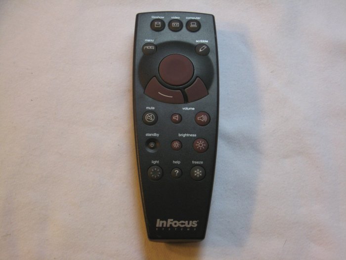 InFocus Systems M#590-0198-01 remote control