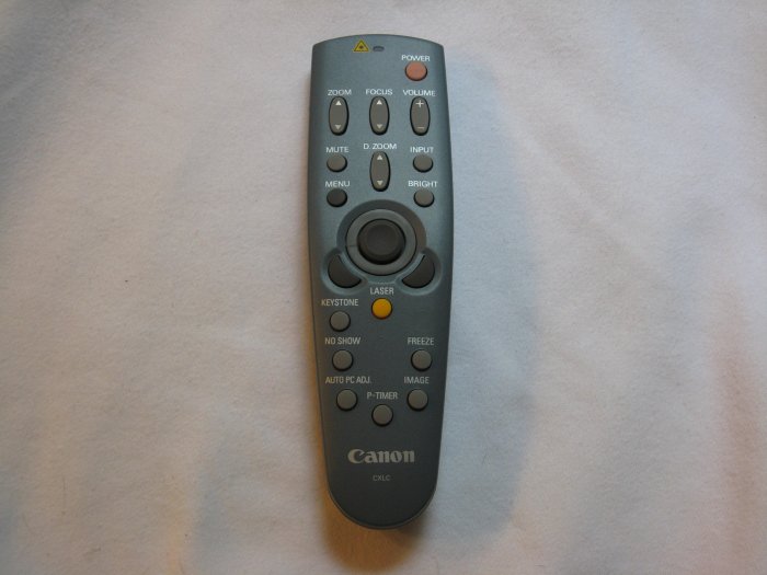 Canon CXLC Projector remote control w/laser