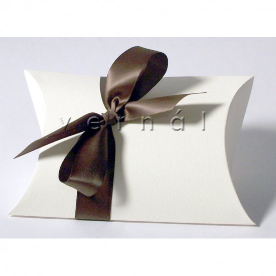 White Pillow Favor Box / Boxes - 6x4 (Set of 10)