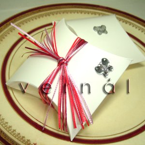 White Pillow Favor Box / Boxes - 3.5x3.5 (Set of 10)